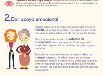 Segunda infografía sobre los cuidados de personas adultas mayores – #Infografia #Alzheimer #Demencias