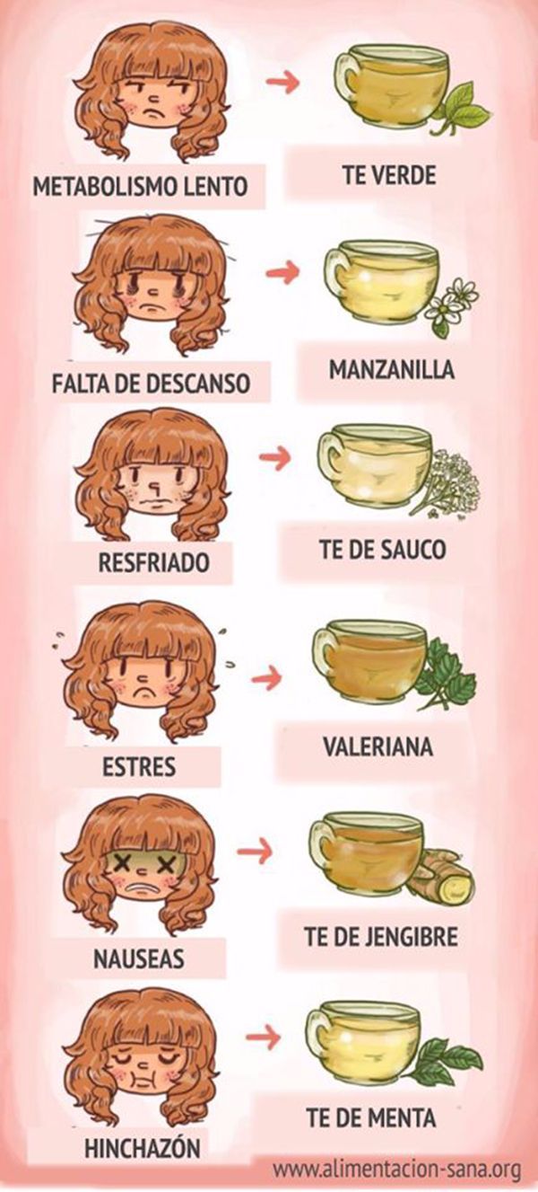 Una infusión para cada condición (Infografía