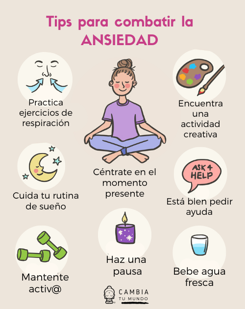 Tips para combatir la Ansiedad