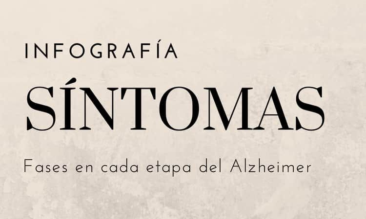 Infografía Fases del Alzheimer y Síntomas en cada Etapa