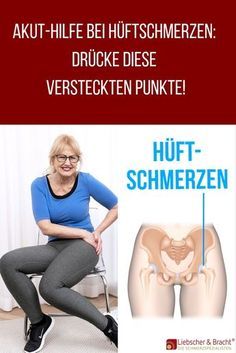 Drücke diese Punkte, um deine Hüfte zu befreien!