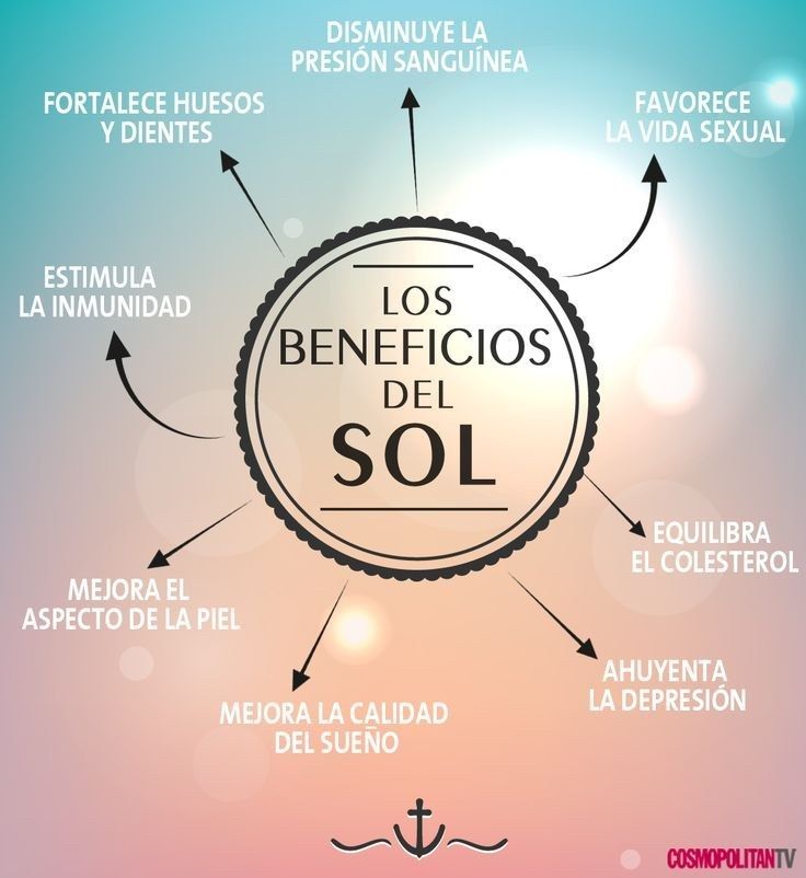 El sol, en cantidades limitadas, tiene beneficios asombrosos.