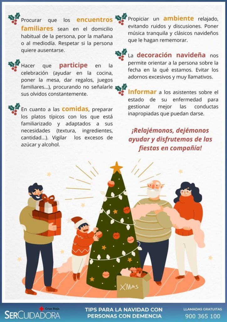 Tips para la navidad con personas con demencia