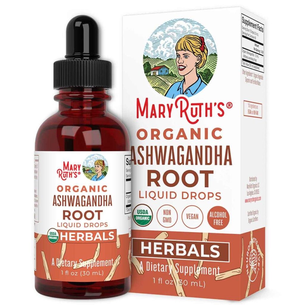 Organic Liquid Ashwagandha Root Drops