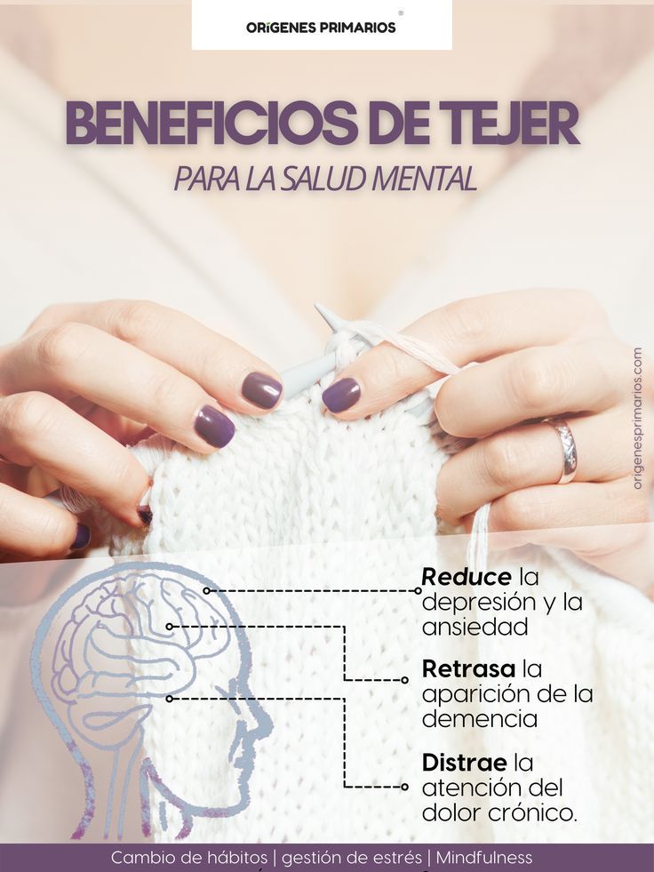 Beneficios de tejer para la salud mental